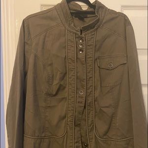 Khaki green overcoat